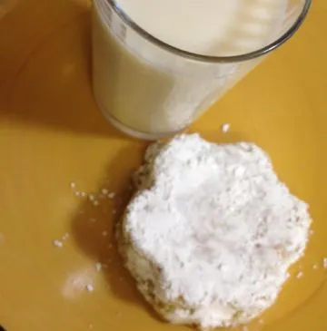 Kalorienarme Puderzucker-Donuts