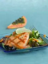 Gerösteter Lachs mit Schalotten- und Zitrussauce