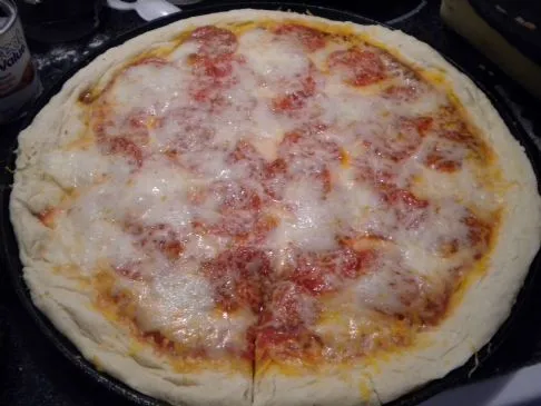 Vollkorn-Pepperoni-Pizza