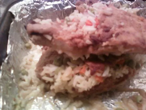 Gefüllte Schweinekoteletts