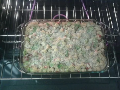 Einfache italienische Hühnchen-Brokkoli-Auflauf