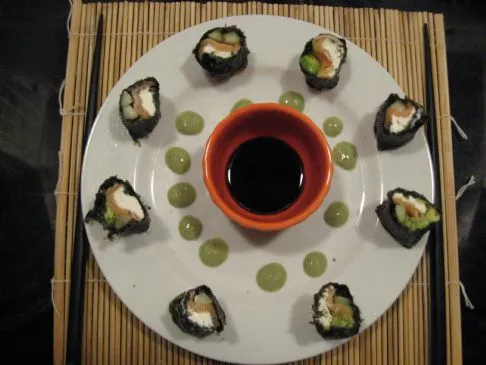 Sushi Maki - Philly Roll - ohne Reis, hausgemacht