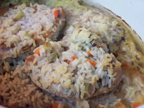 Omas langsam gegarte Schweinelendenschnitzel