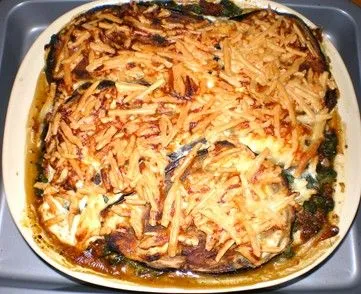 Känguru-Auberginen-Lasagne
