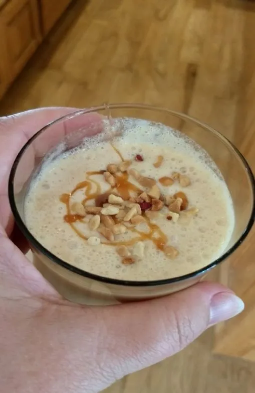Karamell-Erdnussbutter-Smoothie