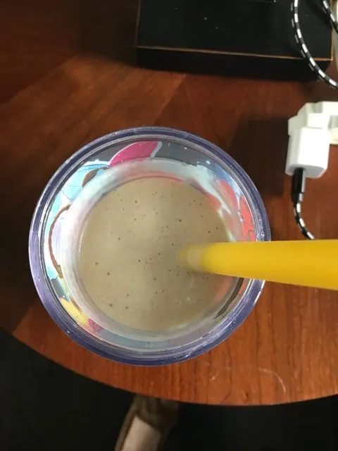Erdnussbutter-Bananen-Smoothie