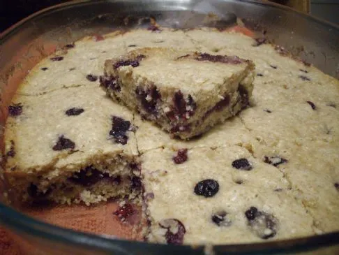 Vollkorn-Heidelbeer-Sesamkuchen