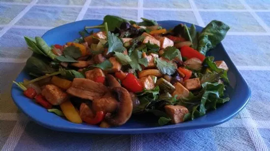 Pfannengerührter Salat