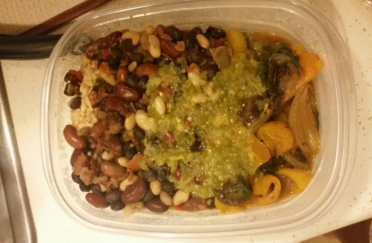 Vegane Mahlzeitenvorbereitung