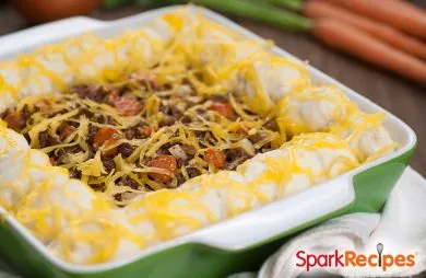 Leichte Cheeseburger-Pie