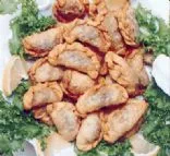 Sambousk-Fleischpasteten