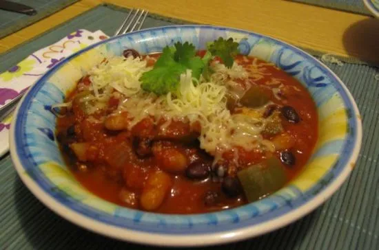 Chili mit vier Bohnen