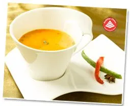 Karotten- und Koriandersuppe