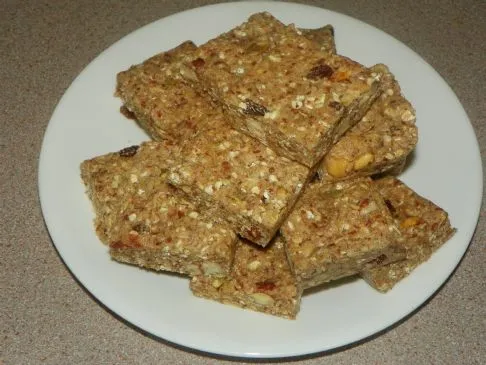 Roher veganer Proteinriegel