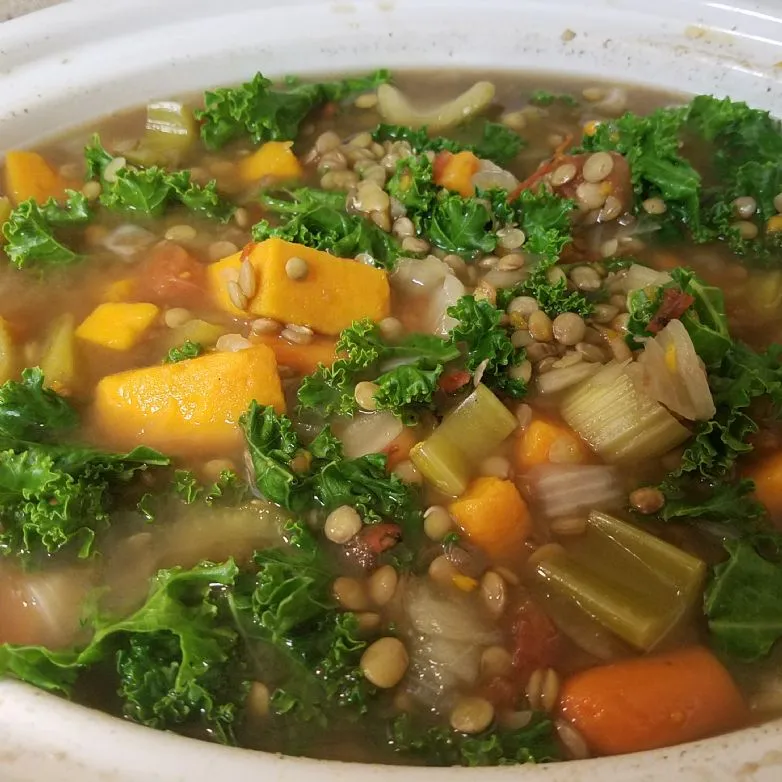 Crock Pot Gemüse-Linsensuppe (FOK)