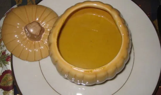 Cremige geröstete Winterkürbissuppe