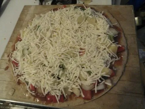 Leichte Gemüse-Pizza!