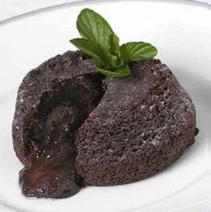 Kalorienarmer Schokoladenlava-Muffin
