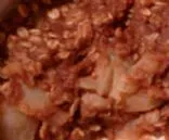 Kau- und Klebe-Apfel-Hafer-Leckerbissen