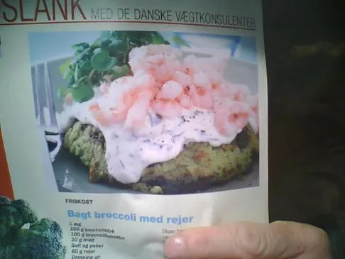 Überbackener Brokkoli mit Garnelen