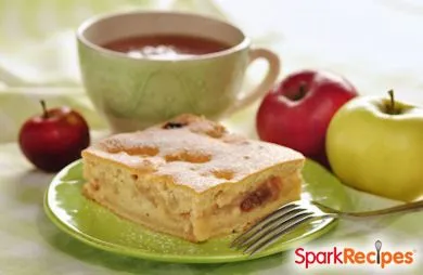 Apfel-Engelshaar-Dump-Kuchen