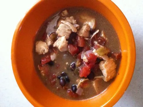 Grüne Hähnchen-Enchilada-Suppe