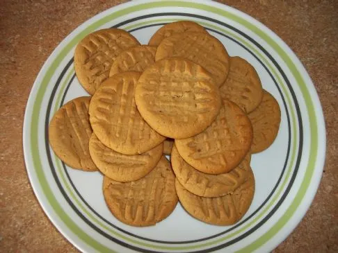 Weiche Erdnussbutterkekse