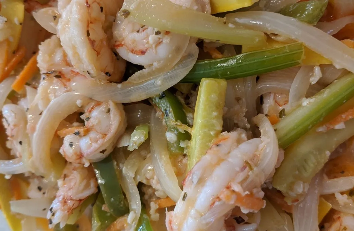 Garten Garnelen & Eier