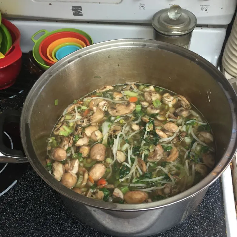 Einfache Gemüsesuppe