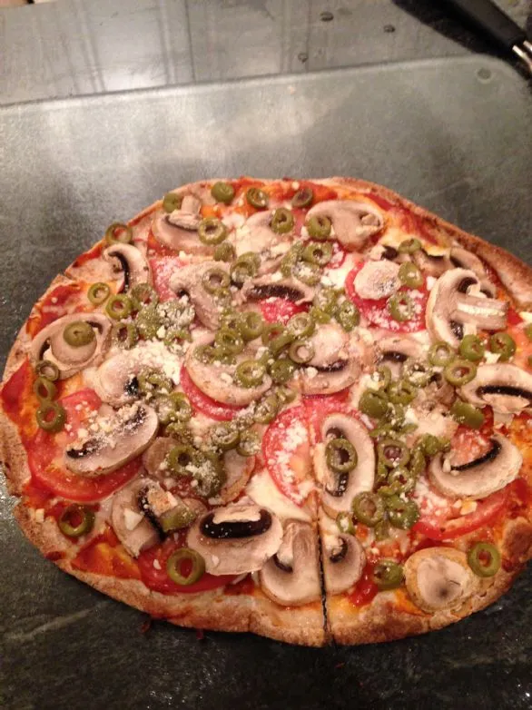 12 Zoll - Pizza unter 600 Kalorien