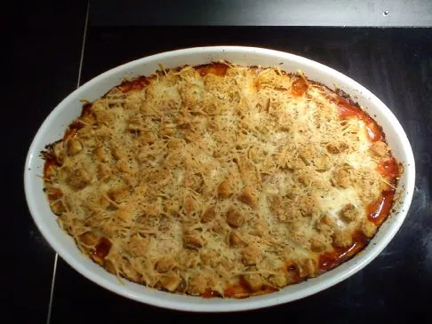 Einfaches Hähnchen-Parmesan-Bake
