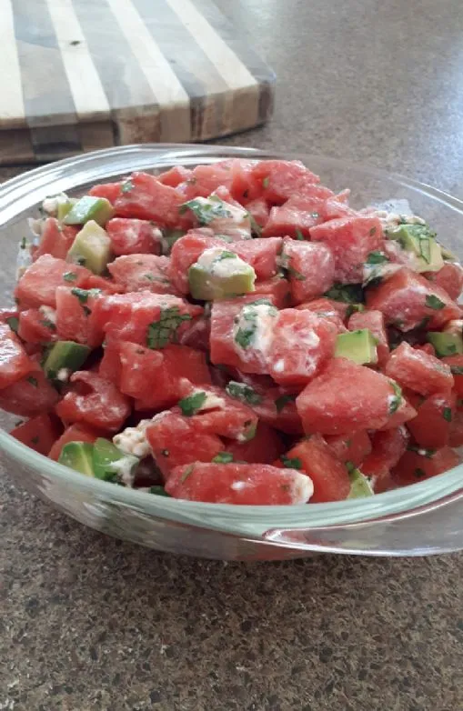 Wassermelonen-Salat