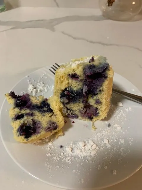 Keto Connect Blaubeer Mug Cake
