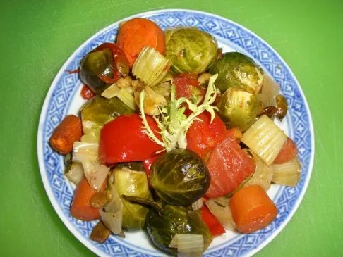 Herzhafte geröstete Gemüse