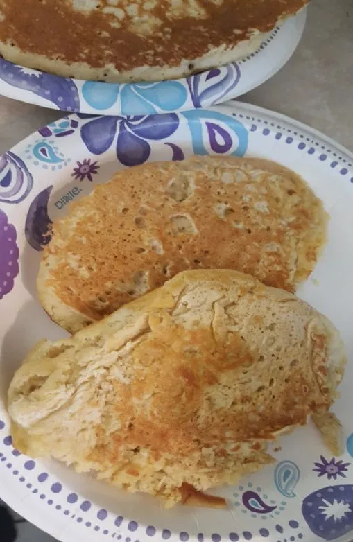 Einfache Bananen-Haferflocken-Pfannkuchen