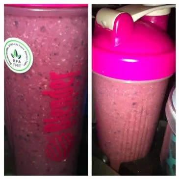 Roter Beerensmoothie - vegan, detox-freundlich und köstlich