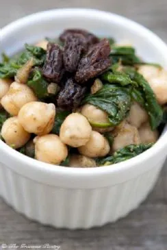 Clean Eating Spinat & Kichererbsen