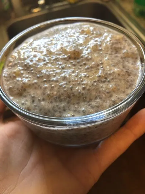 Bananen-Chia-Pudding