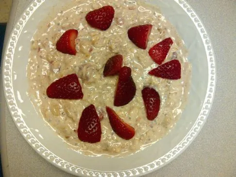 Übernacht-Haferbrei - Erdnussbutter & Gelee