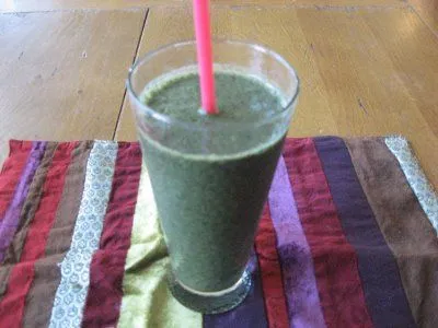 Blaubeer-Spinat-Smoothie