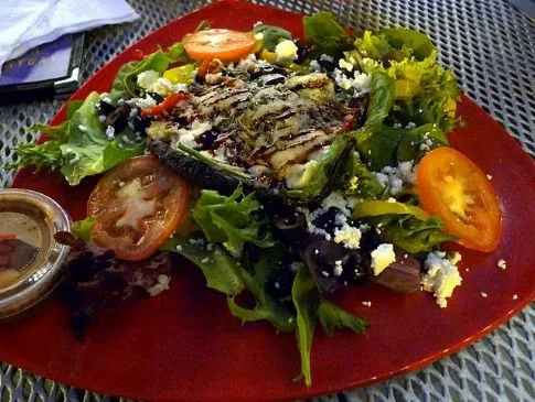 Gefüllte Portobello-Pilze