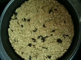 Gebackene Haferflocken-Rosinenriegel