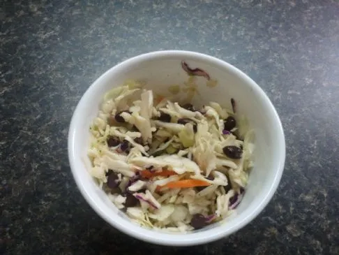 Schwarze Bohnen Coleslaw