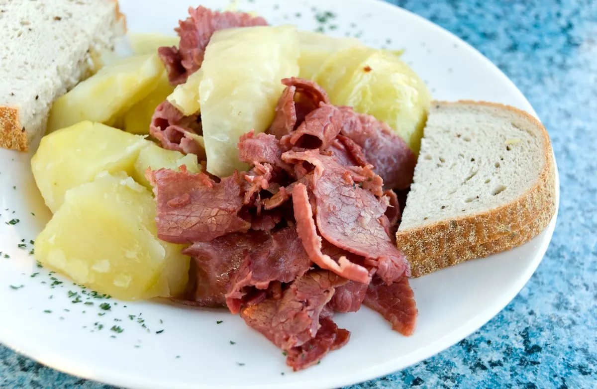 Corned Beef und Kohl