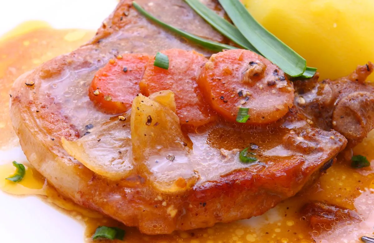 Slow Cooker Schweinebraten oder Koteletts