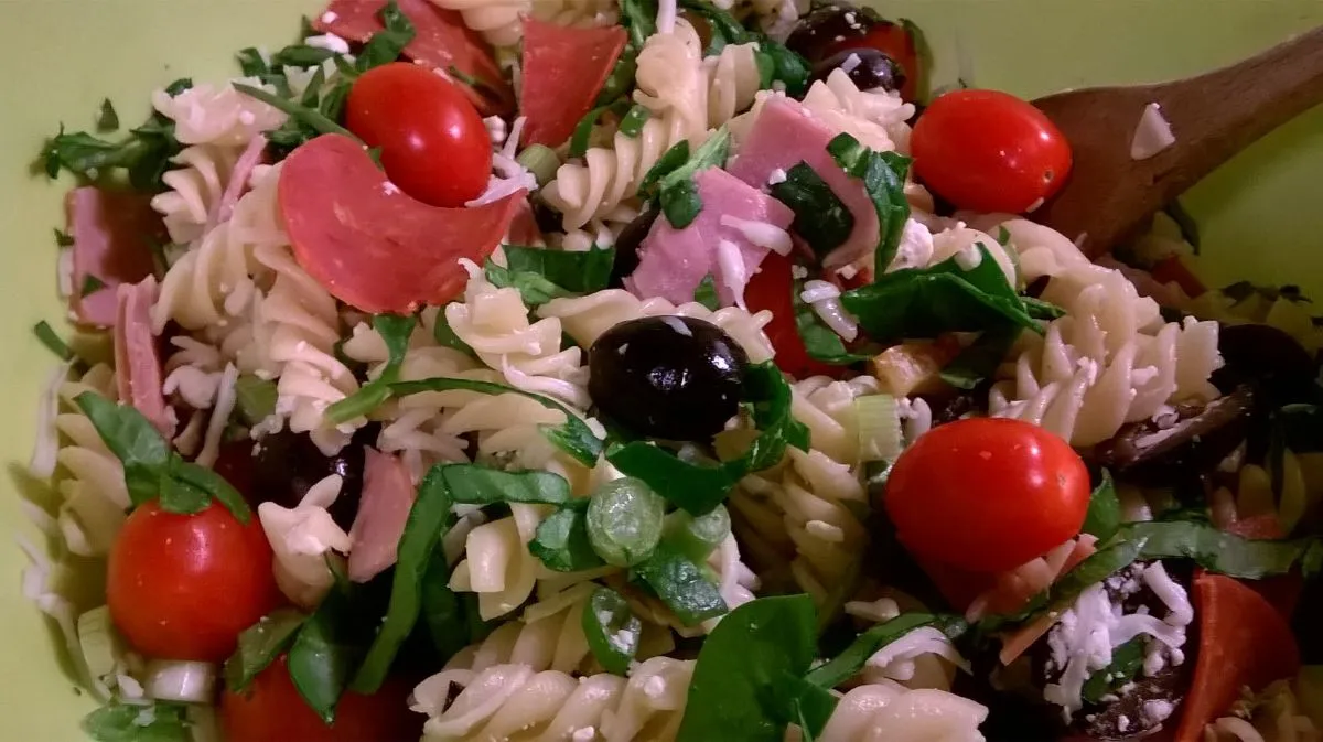 Spinatsalat Antipasto