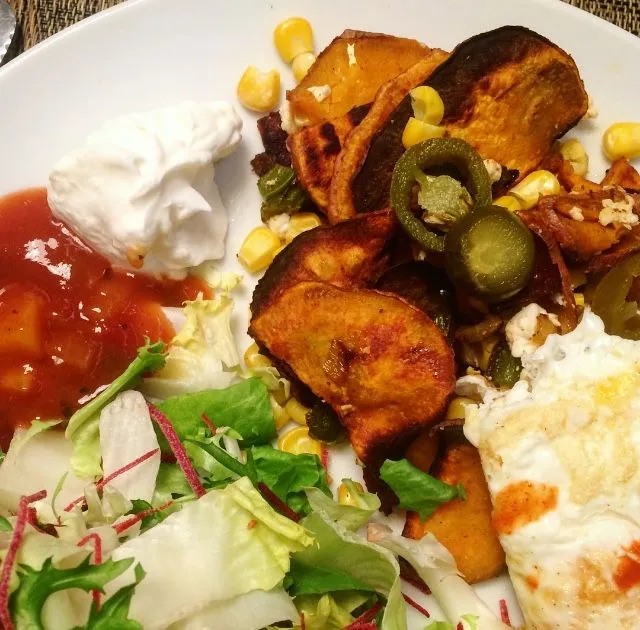 Süßkartoffel-Nachos