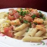Penne mit Garnelen