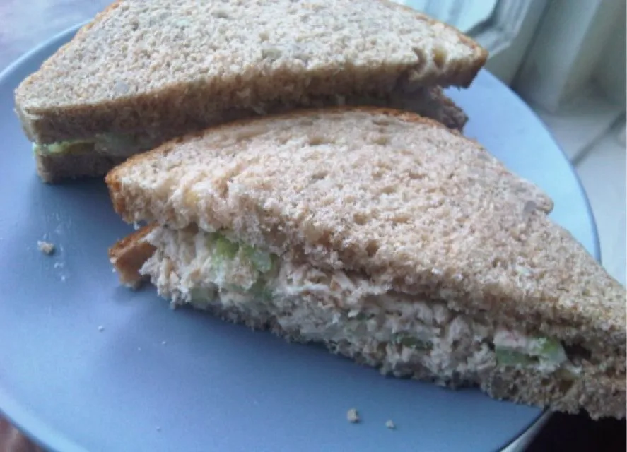 Einfaches Thunfischsandwich