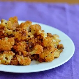 Geröstete Blumenkohlbissen